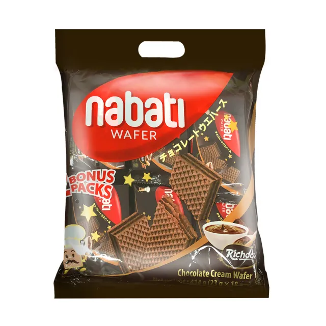 【Nabati】麗芝士/麗巧克威化餅 起司/巧克力/花生/草莓(任選414g)