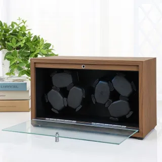 【AMITOF】上鏈盒 搖錶器 自動上鏈盒 6錶位(自動上鏈 維護手錶 手錶上鏈 保養手錶 上鍊盒)