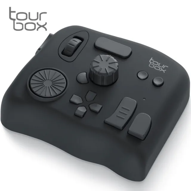 【TourBox】修圖剪輯軟體控制板NEO繪圖鍵盤TBG_H_LN(適PR PS LR FCP達文西)