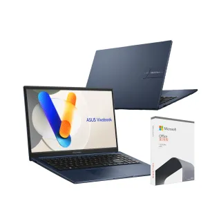 【ASUS】Office2021組★ 15.6吋i5效能筆電(VivoBook 15/i5-1235U/16G/512G SSD/W11)