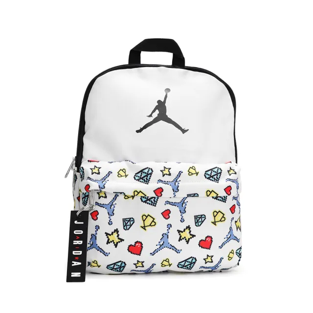 【NIKE 耐吉】小後背包 Mini Backpack 兒童款 小包 雙肩背 喬丹 百搭 單一價(JD2433080TD-001)