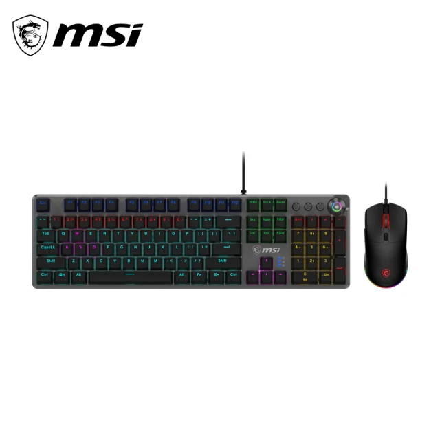 MSI 微星 GK310 COMBO RED TC鍵鼠組