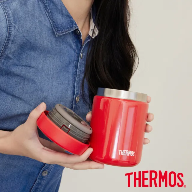 【THERMOS 膳魔師】不鏽鋼真空保溫燜燒罐500ml(JBR-500)