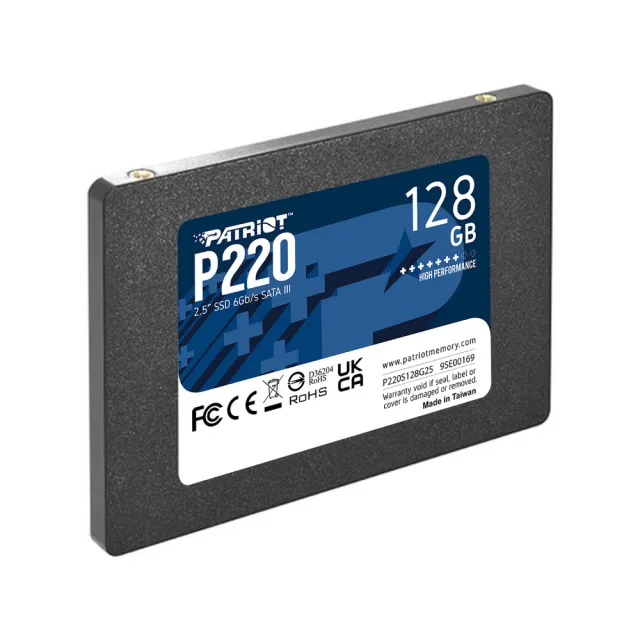 【PATRiOT 博帝】P220 SATA III 2.5吋 128GB SSD固態硬碟