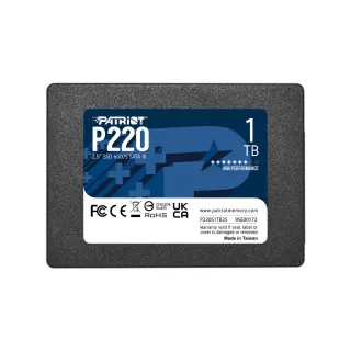 【PATRiOT 博帝】P220 SATA III 2.5吋 1TB SSD固態硬碟