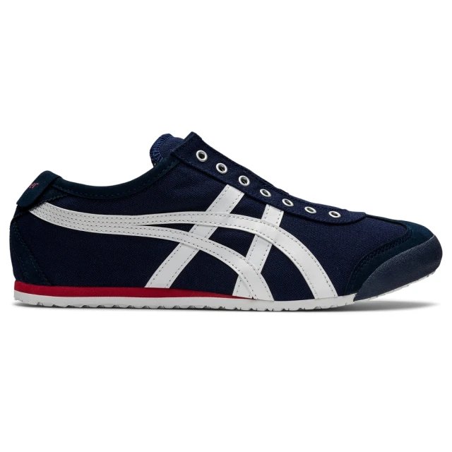 Onitsuka Tiger 鬼塚虎 官方旗艦店 MEXICO 66 SLIP-ON 休閒鞋 藍底白邊(1183A360-401)