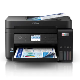 【EPSON】搭3組T03Y原廠1黑3彩墨水★L6290 智慧高速連續供墨複合機(5年保固組)