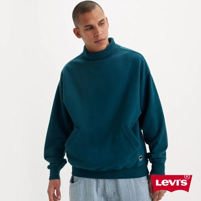 LEVIS Skateboarding™滑板系列 男款寬鬆版可翻領大學Tee 人氣新品 A9134-0000