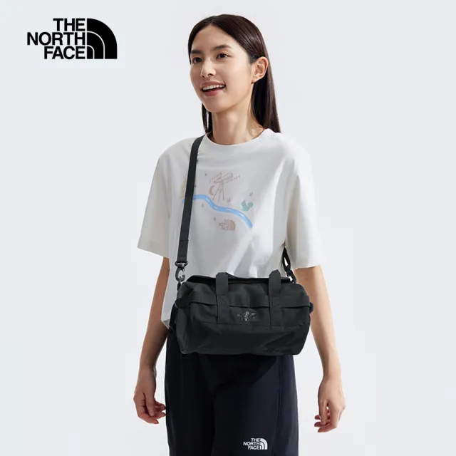 【The North Face 官方旗艦】北面男女款黑色背提兩用休閒單肩包｜5JYT4H0(斜背包)