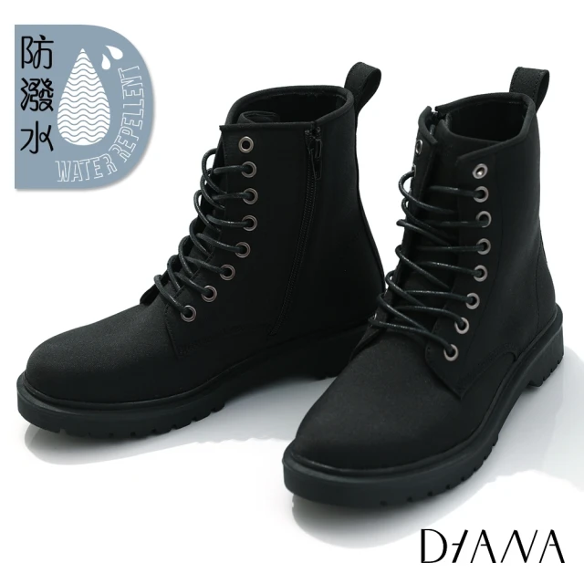 DIANA 6 cm 軟牛皮金屬飾扣中高跟短靴(咖啡)評價推