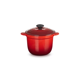 【Le Creuset】萬用窈窕琺瑯鑄鐵鍋 18(櫻桃紅)