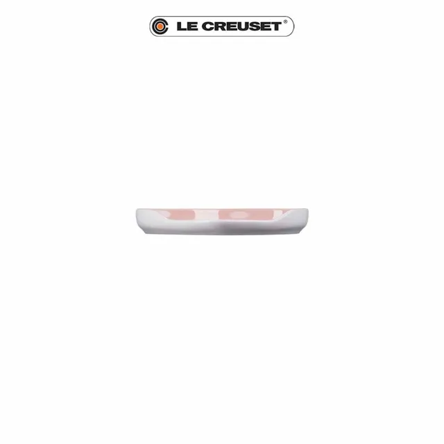 【Le Creuset】瓷器心型鏟座盤(貝殼粉)