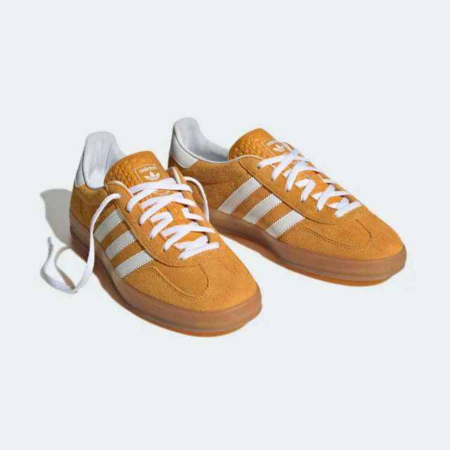 【adidas 愛迪達】GAZELLE INDOOR 運動休閒鞋 德訓鞋 滑板 復古 女鞋 - Originals HQ8716