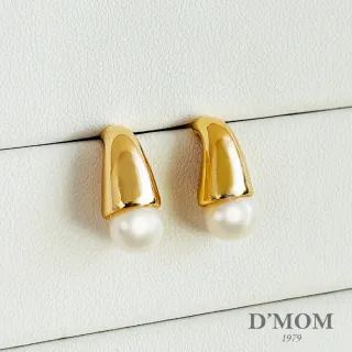 【DMOM】經典單顆天然珍珠耳環