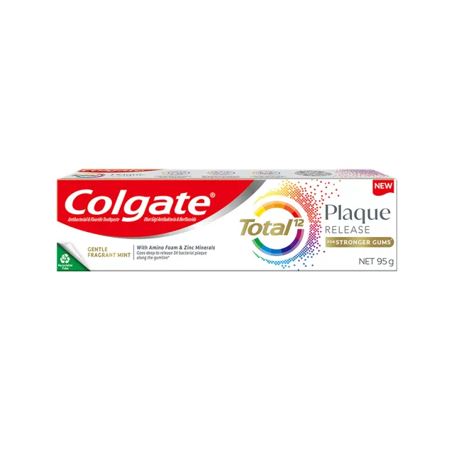 【Colgate 高露潔】全效抗牙菌斑牙膏95g(清恬薄荷/舒心沁涼)