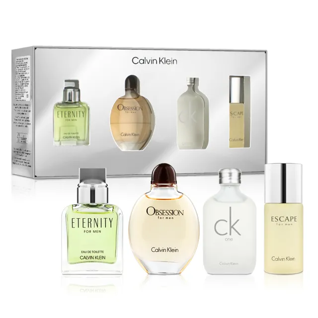 【Calvin Klein 凱文克萊】CK ONE 中性淡香水禮盒15ml*4入(平行輸入)
