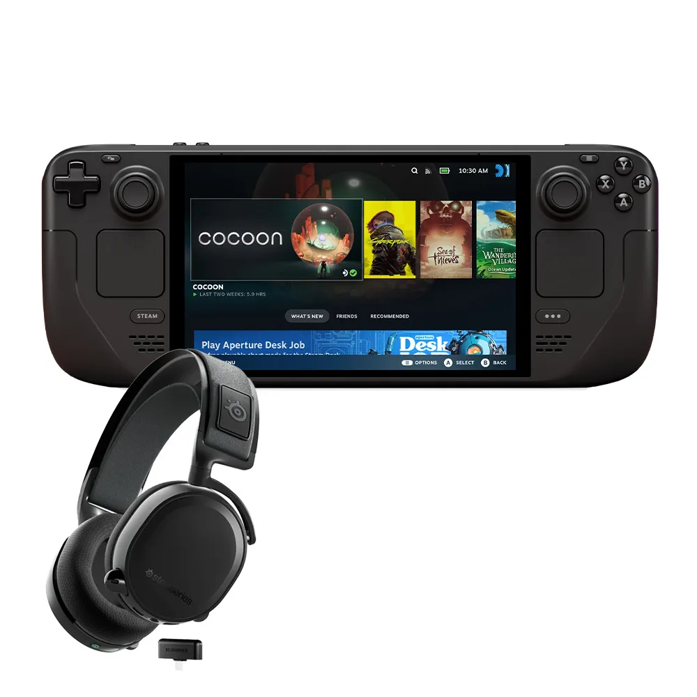 【Steam Deck】賽睿Arctis 7+ Black Wireless 無線遊戲耳麥組★Steam Deck 512GB OLED