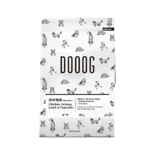 【DOOOG】低敏無榖犬糧-海陸總匯．關節保健配方 400g*3包組(全年齡犬適用)