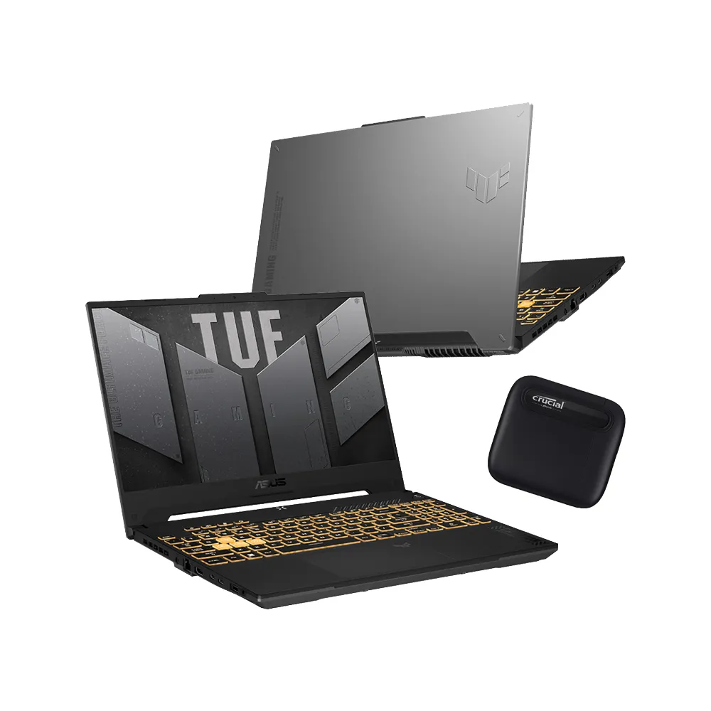 【ASUS】1TB外接SSD組★15.6吋i7 RTX4060電競筆電(FX507VV-0192B13620H/i7-13620H/16G/1TB SSD/W11)