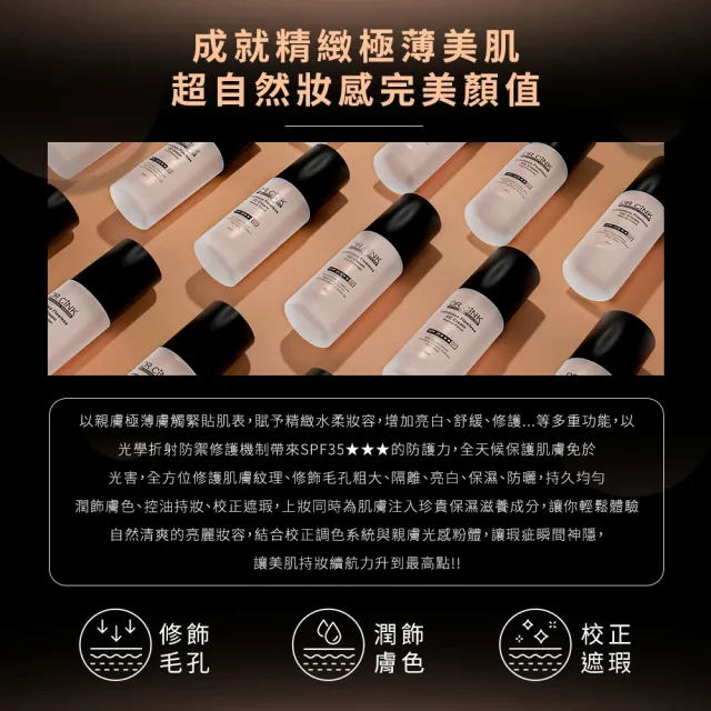 【DR.CINK 達特聖克】極透光柔焦防護CC霜 30ml(自然/遮瑕任選)