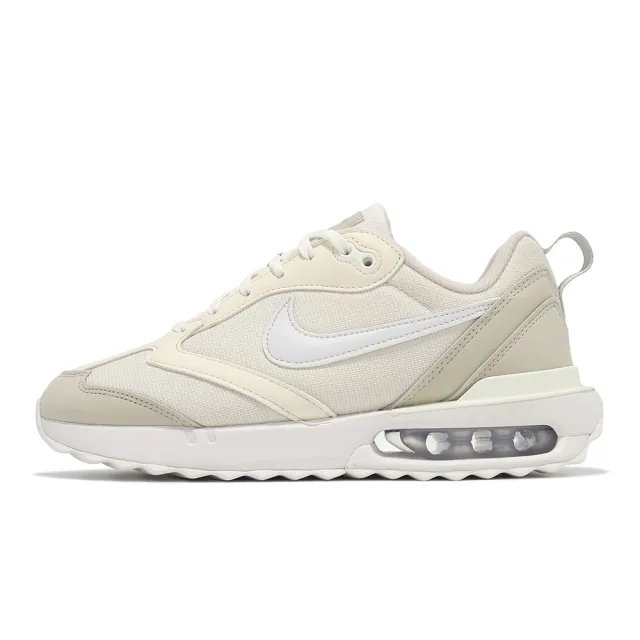 【NIKE 耐吉】休閒鞋 Wmns Air Max Dawn 女鞋 男鞋 米白 白 灰 氣墊 復古鞋(DM8261-001)