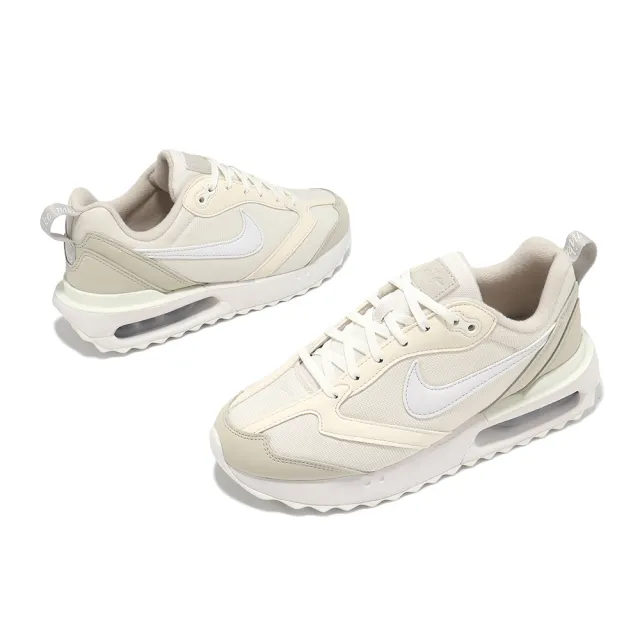 【NIKE 耐吉】休閒鞋 Wmns Air Max Dawn 女鞋 男鞋 米白 白 灰 氣墊 復古鞋(DM8261-001)