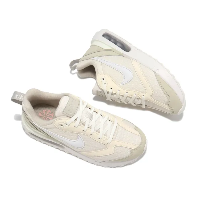 【NIKE 耐吉】休閒鞋 Wmns Air Max Dawn 女鞋 男鞋 米白 白 灰 氣墊 復古鞋(DM8261-001)