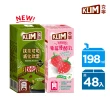 【KLIM 克寧】抹茶可可+草莓優酪乳198ml(共48入；保久乳)