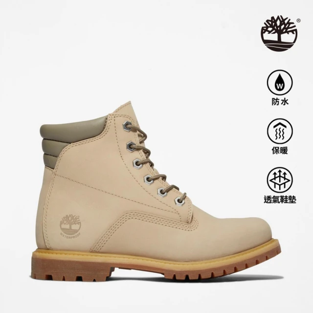 Timberland 女款黑色防水中筒休閒靴(2339800