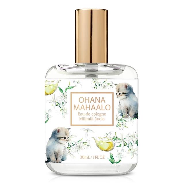 【OHANA MAHAALO】小貓茉莉輕香水30ml(專櫃公司貨)