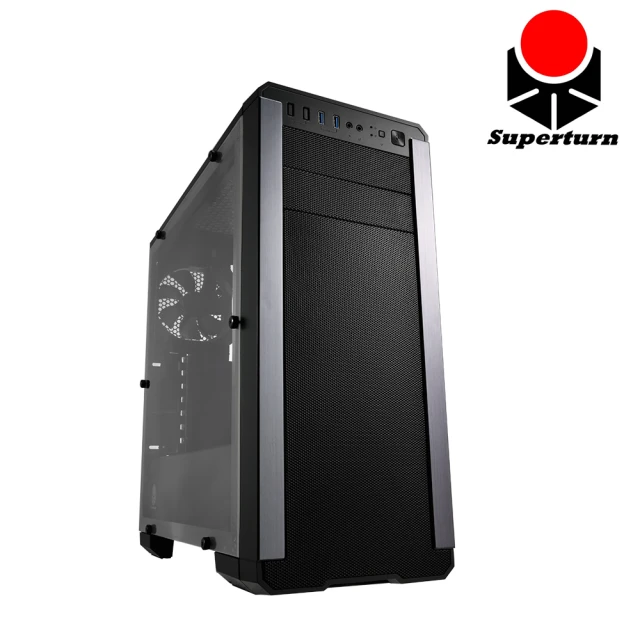 【Superchannel 視博通】SW200{B} ATX 電腦機殼(黑色)