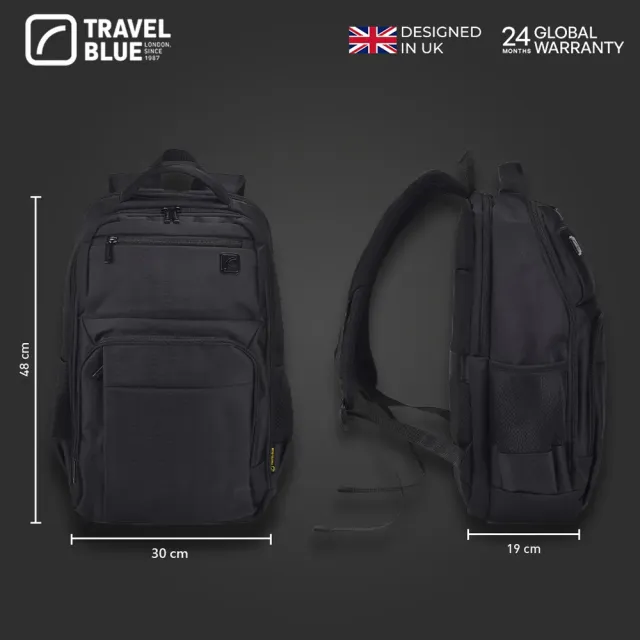 【Travelblue 藍旅】雙11 Travel Blue 藍旅 PRESTIGE-black 魅力款背包 黑(車麗屋)