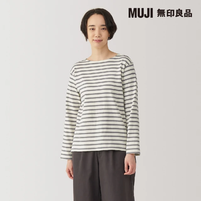MUJI 無印良品 女羊毛可水洗中密織圓領針織衫(共7色)優