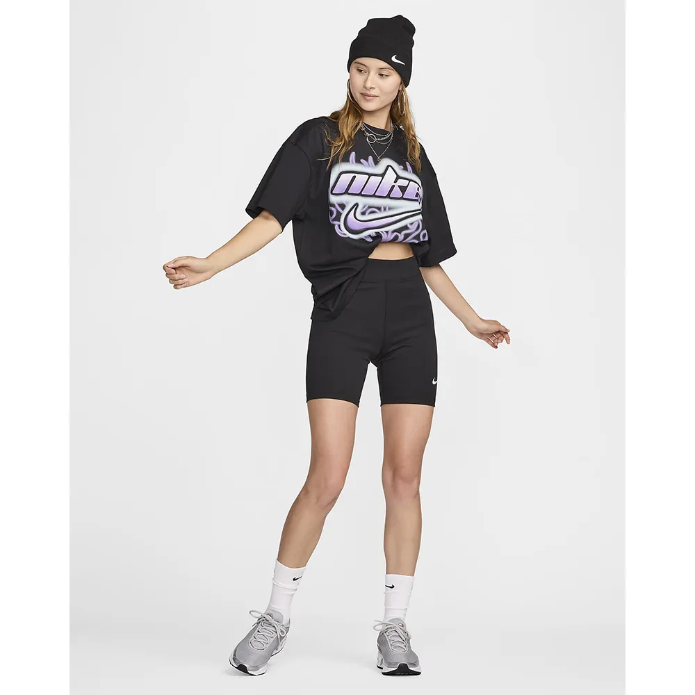 【NIKE 耐吉】雙11 短袖上衣  運動 休閒  女 AS W NSW DANCE OS SS TEE 黑色(FZ1147010)