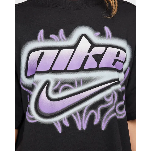 【NIKE 耐吉】雙11 短袖上衣  運動 休閒  女 AS W NSW DANCE OS SS TEE 黑色(FZ1147010)