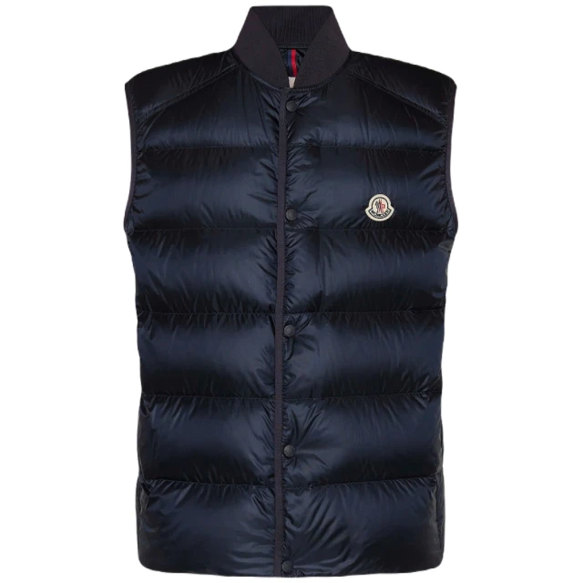 MONCLER 秋冬新款 男款 SEROT 羽絨背心-深藍色(1號USA-S、2號USA-M、3號USA-L、4號USA-XL、5號USA-XXL)