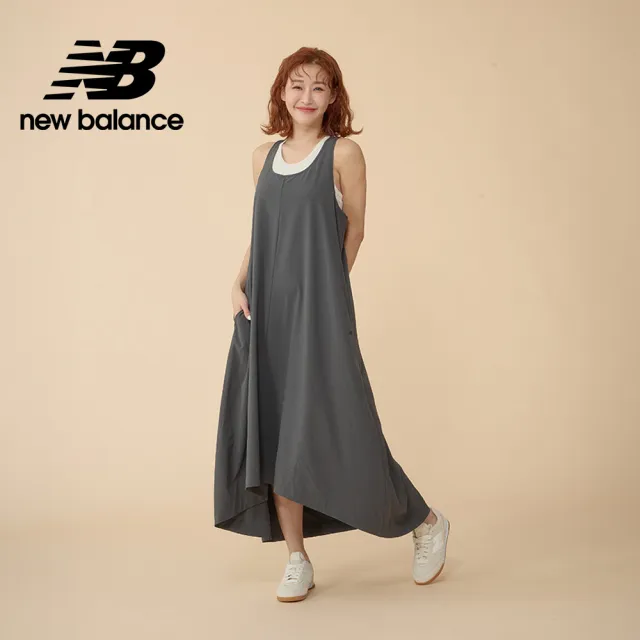 【NEW BALANCE】NB 無袖背心連身裙洋裝_WD43501ACK_女性_墨灰色(美版 版型偏大)