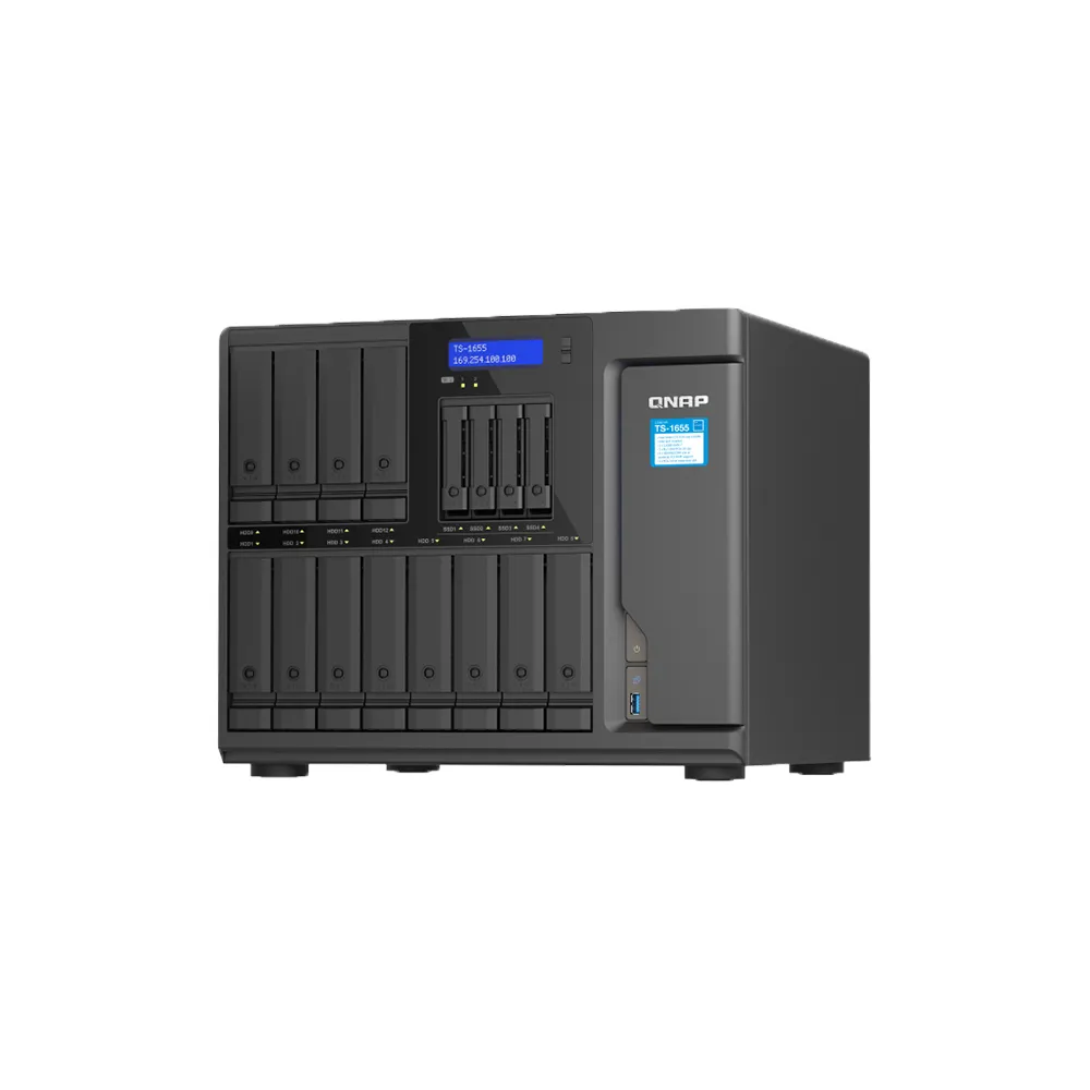 【QNAP 威聯通】搭WD 4TB x4 ★ TS-1655-8G 16Bay NAS 網路儲存伺服器