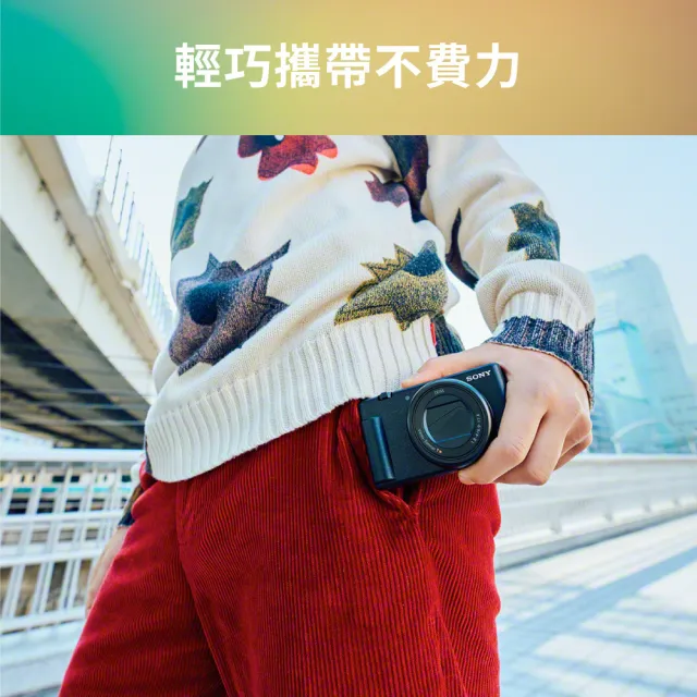 【SONY 索尼】ZV1 ZV-1 II Vlog 數位相機 手持握把組合(公司貨 保固18+6個月 相機包拭鏡紙..好禮)