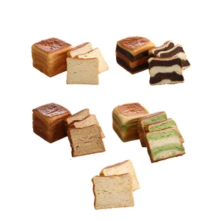 【Tommyshop】千層吐司-巧克力/焦糖/咖啡/抹茶/原味x6條(220g/條)