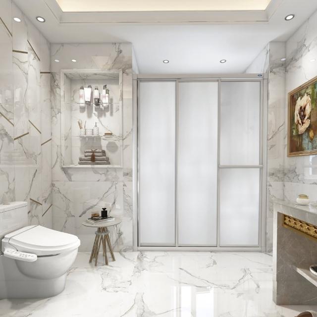 【HCG 和成】橫拉無框一字二門淋浴拉門-寬150*高190(SM2W )