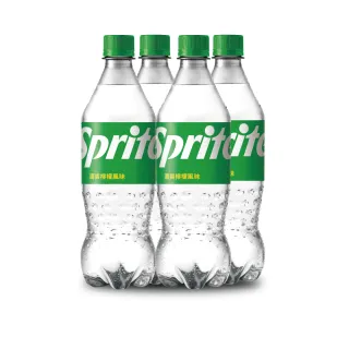 【Sprite 雪碧】寶特瓶600ml x4入/組