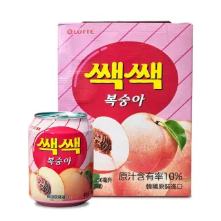 【Lotte】韓國樂天水蜜桃汁(238mlx12入)