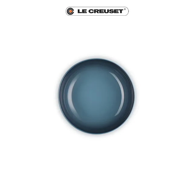 【Le Creuset】瓷器輕虹霓彩系列深圓盤13cm(水手藍)