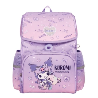 【IMPACT 怡寶】酷洛米Kuromi-懸浮磁扣護脊書包 IMKU709PL（速）(120-140公分孩童適用)