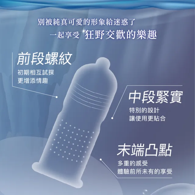 【Unidus 優您事】動物系列保險套-瘋狂企鵝-三合一型 12入*6盒(共72入)
