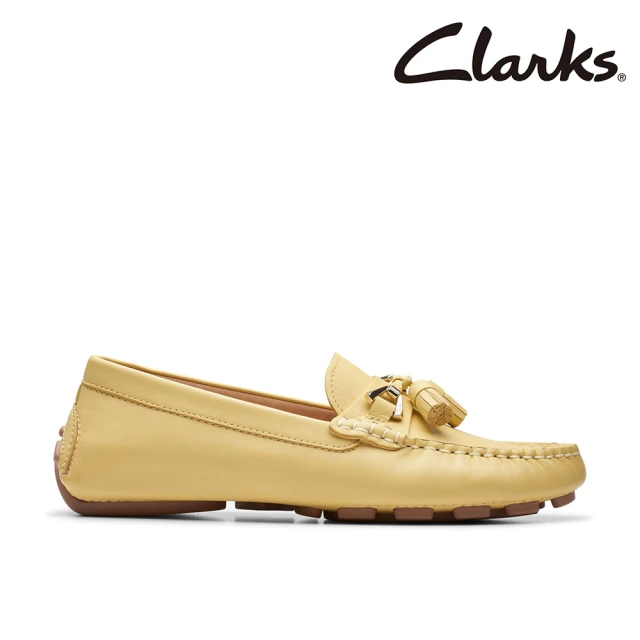 Clarks 女鞋 Quilto Step 柔軟舒適真皮流蘇莫卡辛鞋 豆豆鞋(CLF78144C)