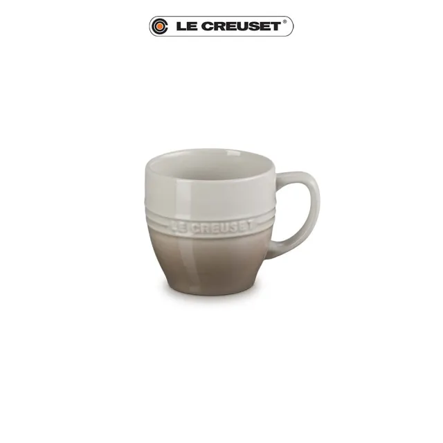 【Le Creuset】瓷器輕虹霓彩系列英式馬克杯350ml(肉豆蔻)