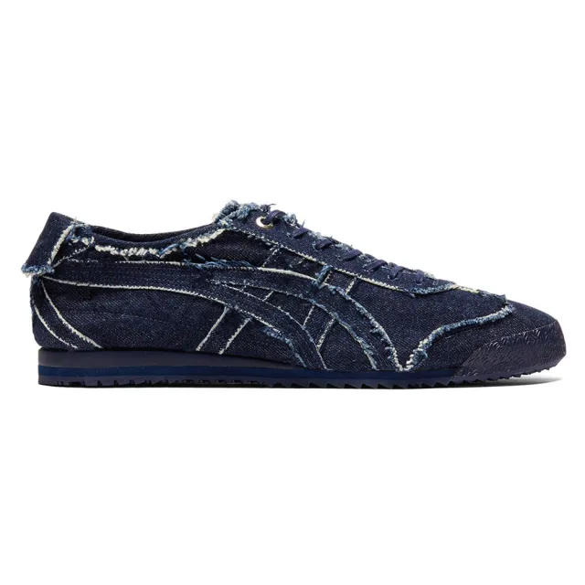 【Onitsuka Tiger】鬼塚虎 單寧設計款藍色 MEXICO 66 SD 休閒鞋 (1183C310-401)