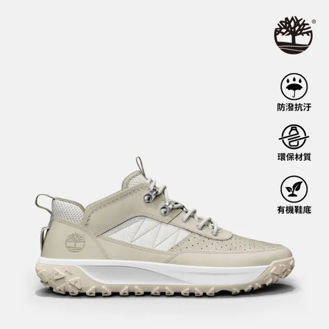 【Timberland】女款白色Motion 6低筒健行鞋(A2AVJEM3)